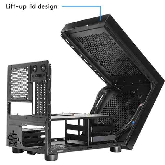 Корпус Chieftec THE CUBE CI-03B-OP, без БЖ, fan 20cm, mATX, Black Вінниця