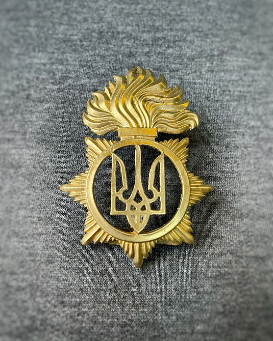 Кокарда Національної Гвардії України металева Запоріжжя - фото 1
