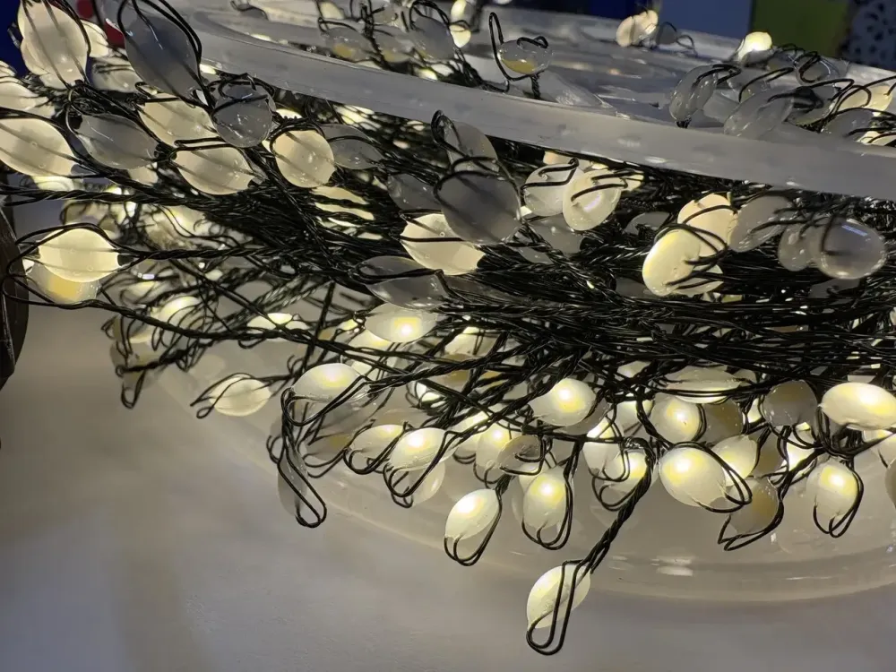 Гирлянда зеленый провод таймер пульт ДУ режимы 6Вт 30м 900LED (теплый белый) BG-LINE-30M900-WW-2 Одесса - изображение 7