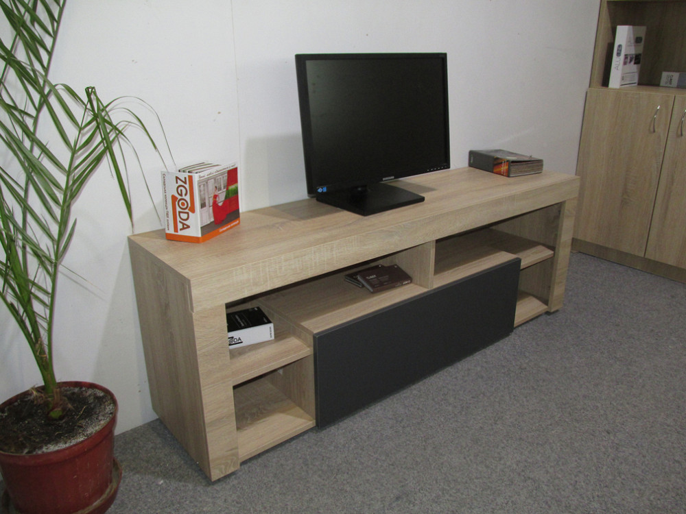 Тумба під телевізор із 4 полицями М-ЗОН Джеко 140 Німфея Альба (MZN-031034) Львів - фото 6