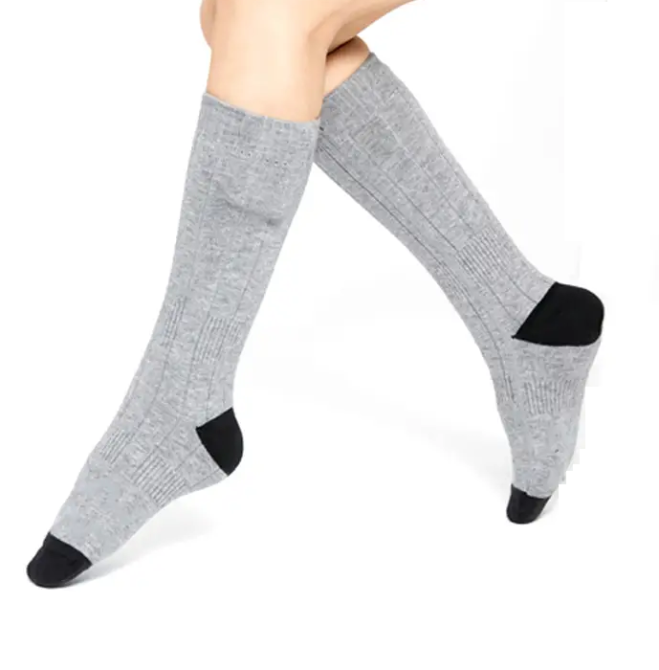 Носки с подогревом ZBHSWZ04 с блоком питания 4000mAh 38-44р. (Серые) Винница - изображение 7