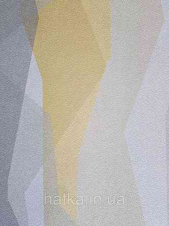 Обои виниловые на флизелине Marburg 31863 New modern панно геометрические фигуры волны абстракция разные цвета Киев