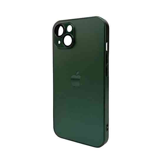 Чохол для смартфона AG Glass Matt Frame Color Logo for Apple iPhone 12 Cangling Green Київ
