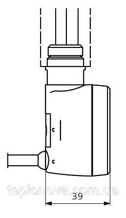 ТЕН для сушарки для рушників TERMA MOA 600W, білий Чернівці