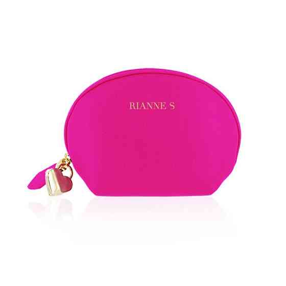 Вибратор с ушками для клитора Rianne S Bunny Bliss в сумочке, розовый Sex Aura Киев