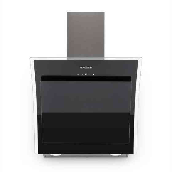 Вытяжка Sabia из защитного стекла, без головки, 60 см, настенный монтаж, черный (Германия, читать описание) Ровно