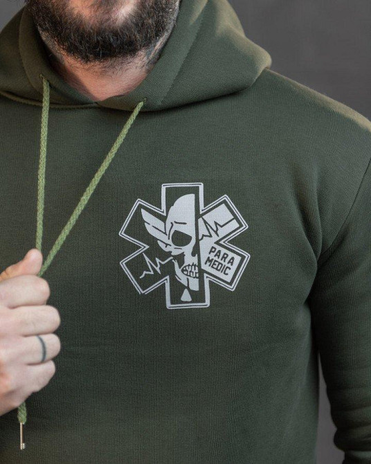 Худи CELEO на флисе Paramedic олива ВТ7993 Одесса - изображение 5