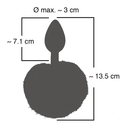 Анальна пробка BUNNY TAIL Sex Aura Київ