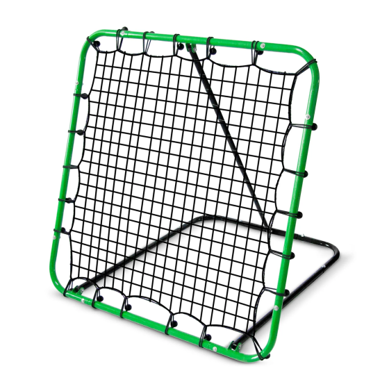 Сітка тренувальна для футболу Neo-Sport Rebounder 120 x 120 см, чорно-зелена Київ