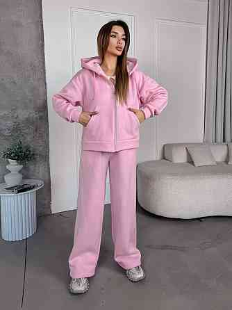 Женский теплый костюм с широкими штанами Одесса