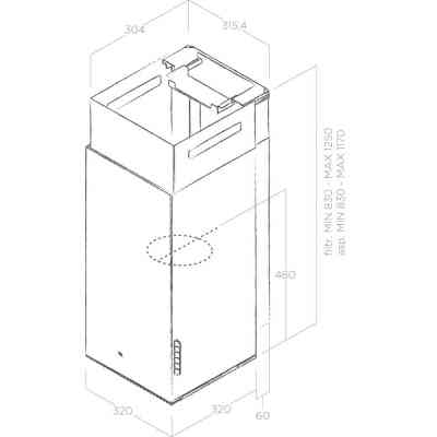 Витяжка кухонна Elica HAIKU BL/A/32 Вінниця
