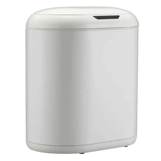 Відро для сміття сенсорне овальне Mixxus Premium Topper-TC0112 White 12л колір білий   ( MI7082 ) 24367 Харків