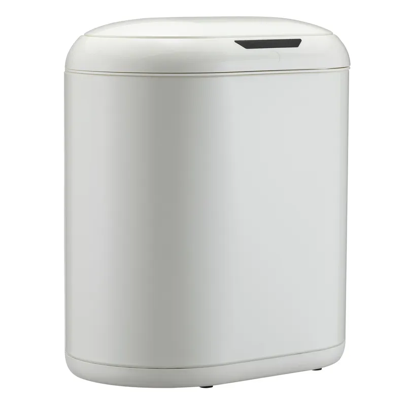 Відро для сміття сенсорне овальне Mixxus Premium Topper-TC0112 White 12л колір білий   ( MI7082 ) 24367 Харків - фото 1