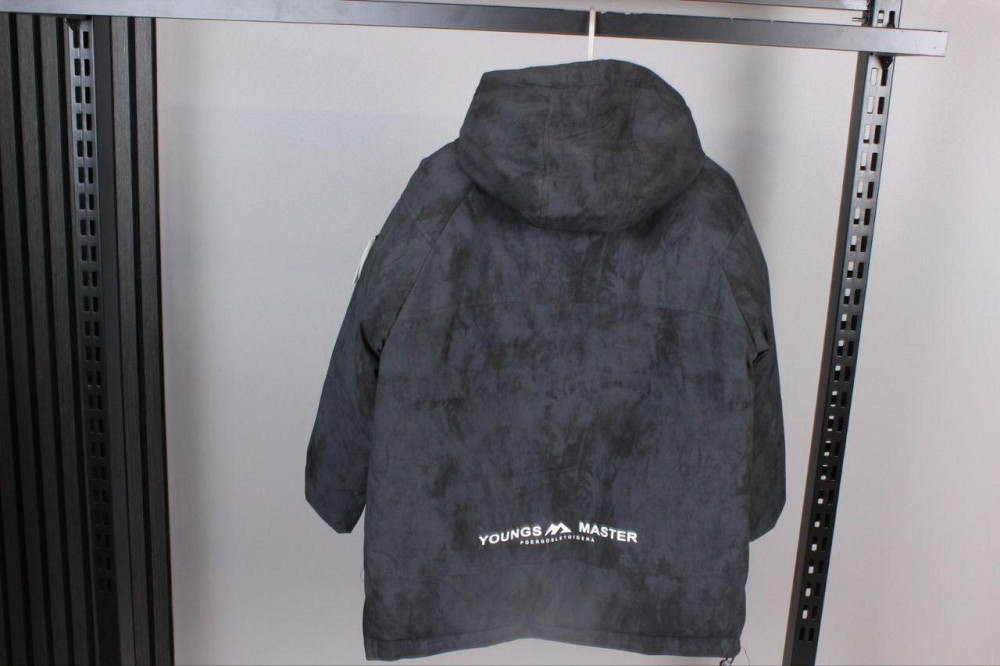 Подростковая зимняя куртка для мальчика варенка черная на холофайбере 158,164 Николаев - изображение 3