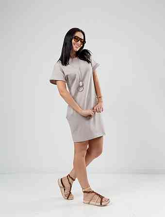 Летнее платье с карманами Nirvana 46-48, Серый Киев