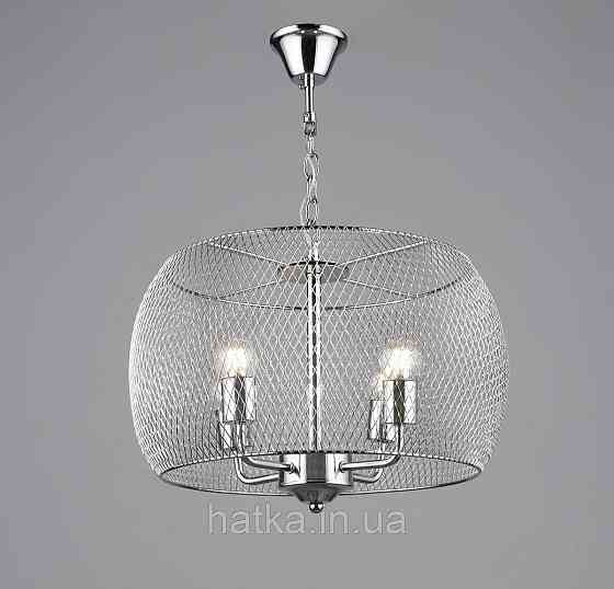 Люстра подвесная в стиле лофт металлическая Sirius B S2456/4 CH хром Киев