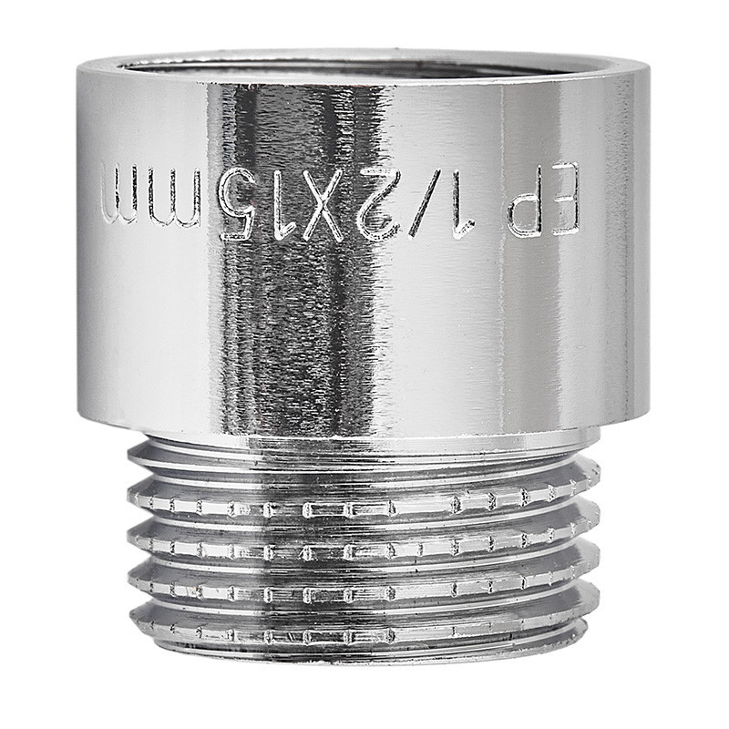 Подовжувач Europroduct EP.E015.Chr - 1/2"MF-15мм хром (EP6122) Київ - фото 4
