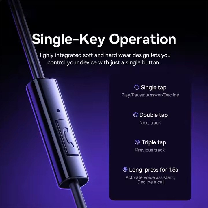 Наушники гарнитура Type-C iPhone Samsung Xiaomi (Baseus) Одесса - изображение 7