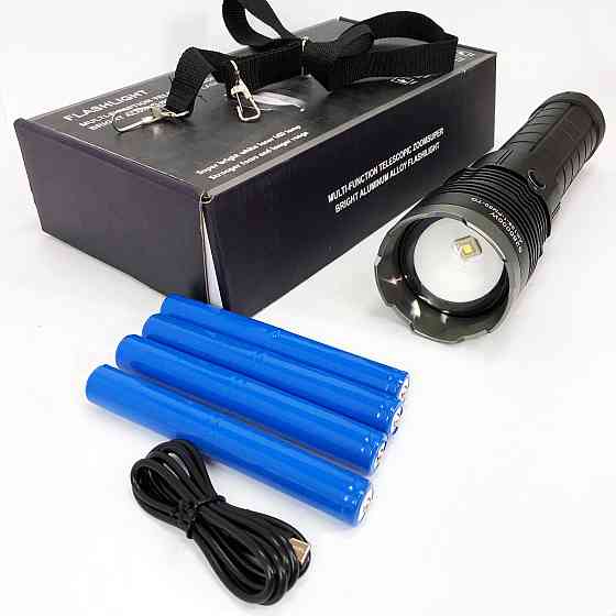 Фонарь лед тактический AK138-1 PM60-TG 8х18650 Лед фонарь переносной аккумуляторный KG-87 Ивано-Франковск