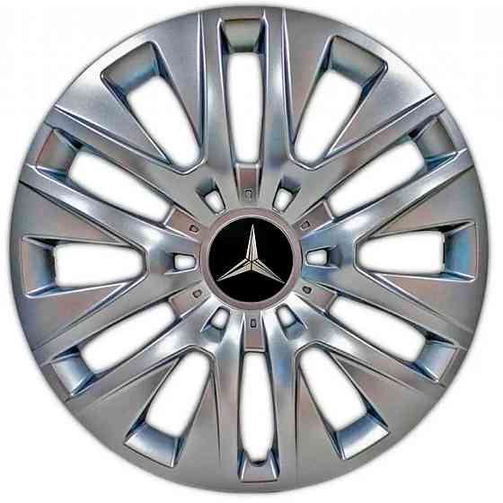 Автомобільні модельні ковпаки R16 Mercedes-Benz 429 4шт, SJS, сріблясті Київ