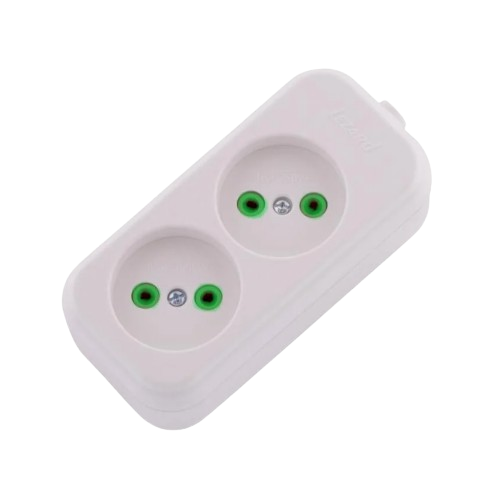 Колодка подовжувача без заземлення 2 розетки Letitia Лезард Житомир - изображение 2