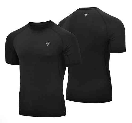 Рашгард із коротким рукавом RDX T15 Black 2XL Київ