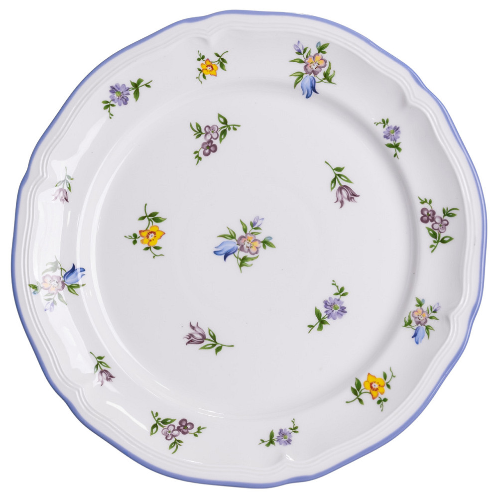 Yiwu Столовий набір посуду тарілок і чашок 32 предмети на 6 персон Retro Floral порцеляновий, о Коломия - фото 4