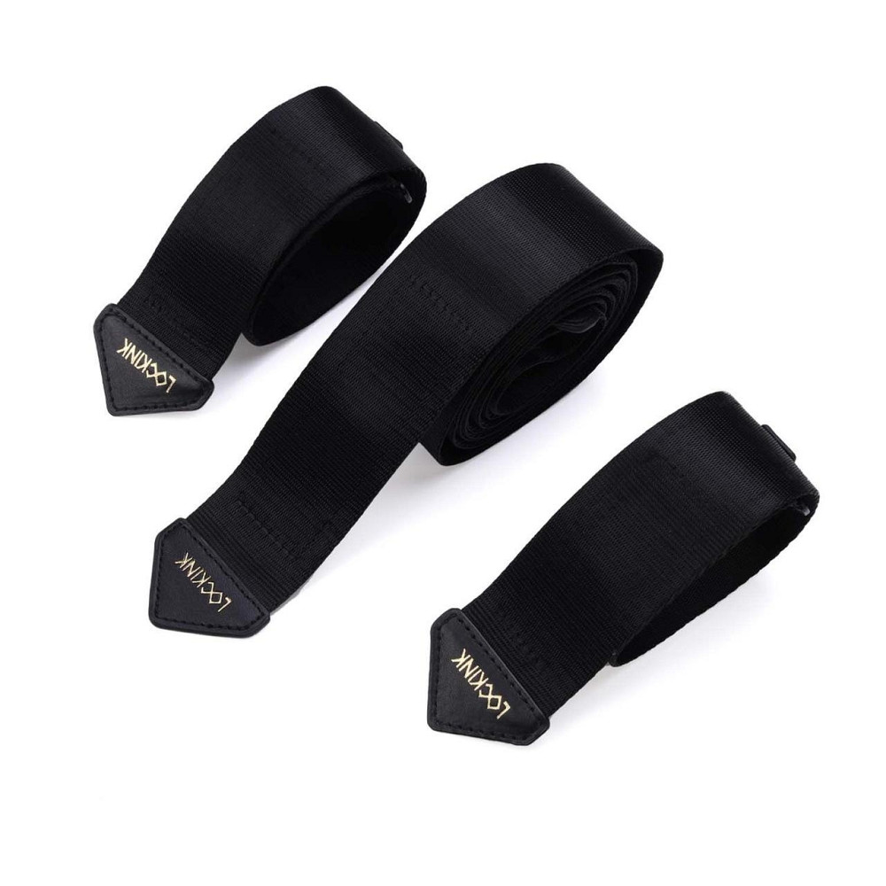 Фіксатори рук і ніг для ліжка LOCKINK BDSM Adjustable Bed Restraint Kit Sex Aura Київ - фото 9