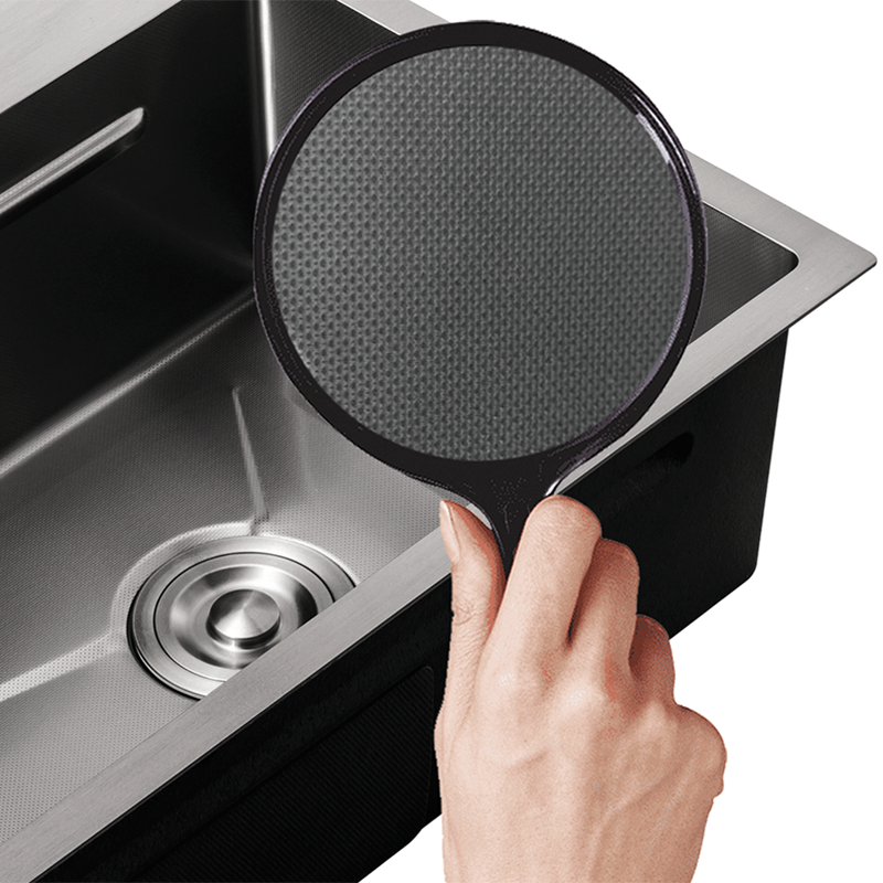 Мойка Mixxus MH6050 Micro Decor Graphite (3.0/0.8) из нерж. стали (цвет графит) (MI8221) Киев - изображение 2