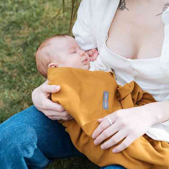 Легкий плед/Трикотажна пелюшка Мед Київ