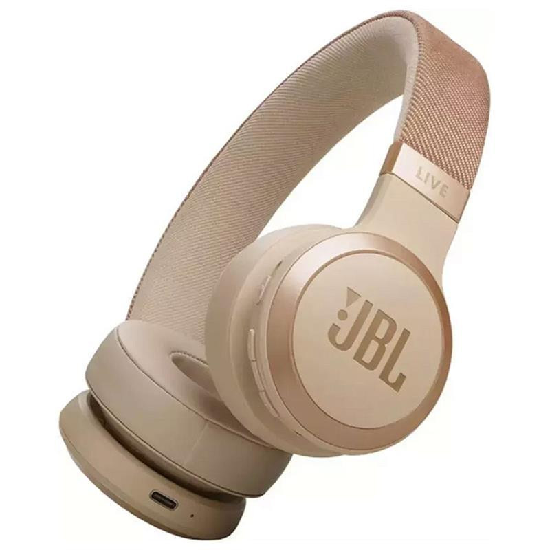 Bluetooth-гарнітура JBL Live 670NC Sandstone (JBLLIVE670NCSAT) ( Бежевий ) Харьков - изображение 1