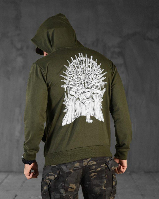 Худи maklin  ТРОН олива  НП4895 Одесса - изображение 1