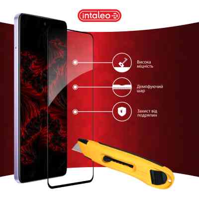 Скло захисне Intaleo Full Glue Oppo A3 5G Black (1283126598760) Вінниця