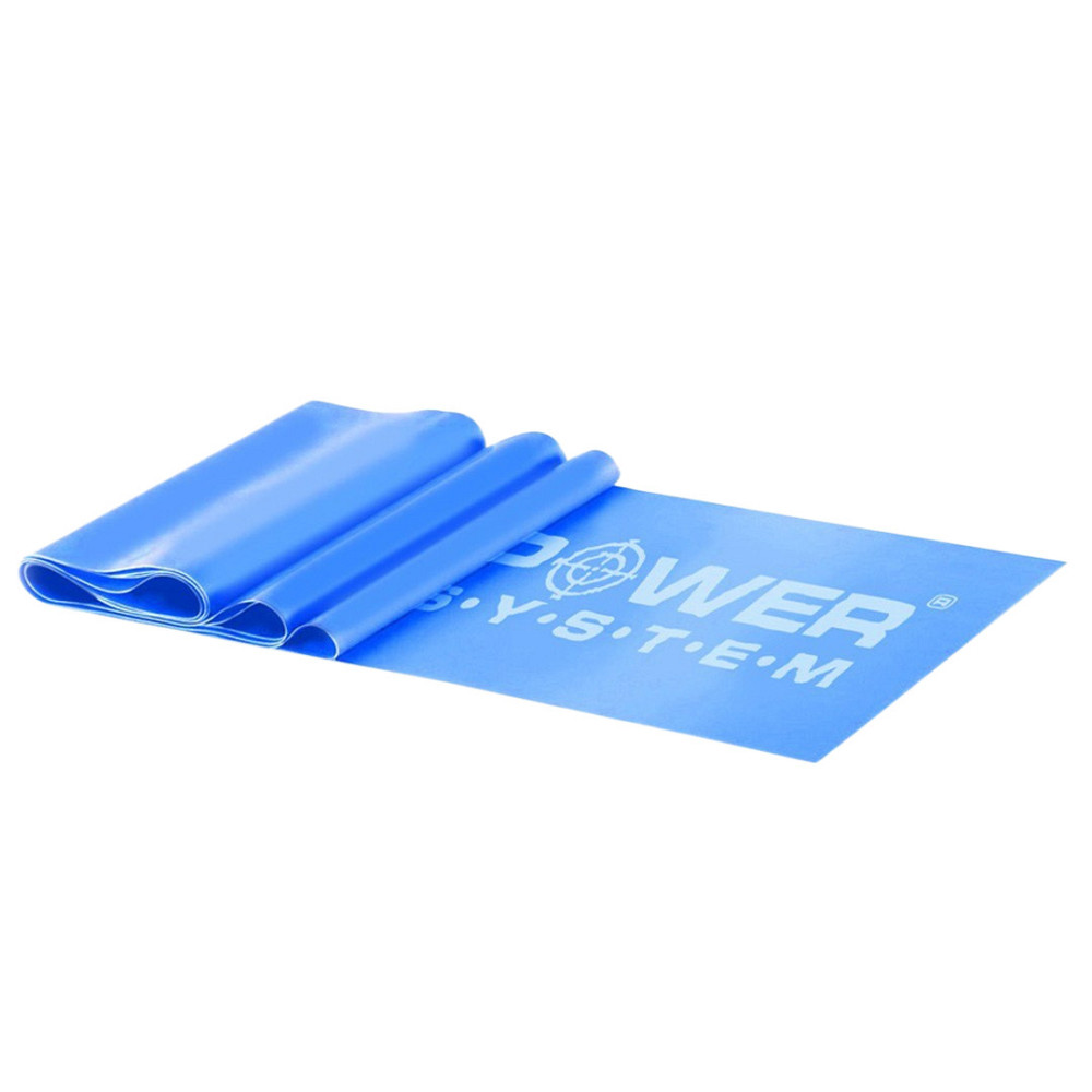 Стрічка-еспандер для спорту та реабілітації Power System PS-4121 Flat Stretch Band Level 1 Blue (1-2,5кг.) Кам'янське - фото 1