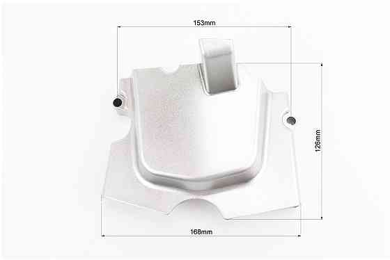 Кришка зірки передньої (метал) CG/CB, СІРИЙ, тип1 Київ