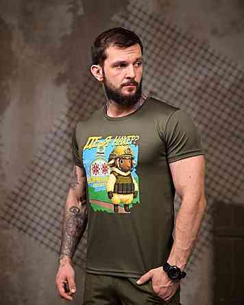 Тактична потовідвідна футболка Де я oliva ПП7850 Одеса