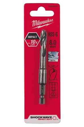 Сверло по металлу HSS-G Shockwave MILWAUKEE, диаметр 8х120х80мм Одесса
