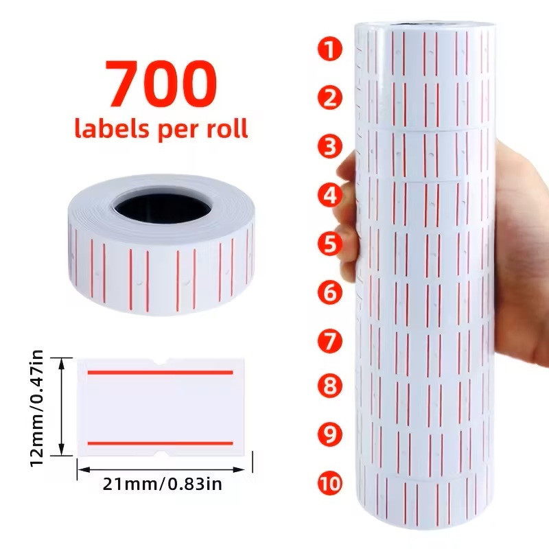 Самоклеючі ценники 10 рулонів по 500 шт для етикеток Київ - фото 5