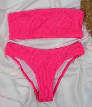 Купальник жіночий роздільний S Малиновий Харків