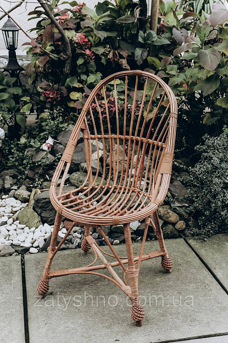 Плетене крісло для балкона та лоджії Київ - фото 3
