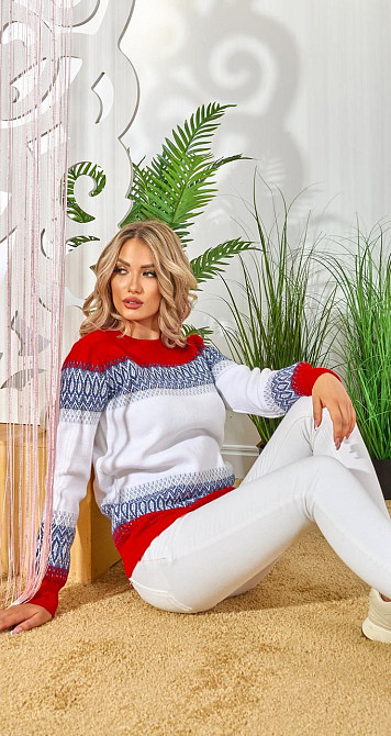 Гарний светр із блискучою ниткою (46) Київ - фото 3