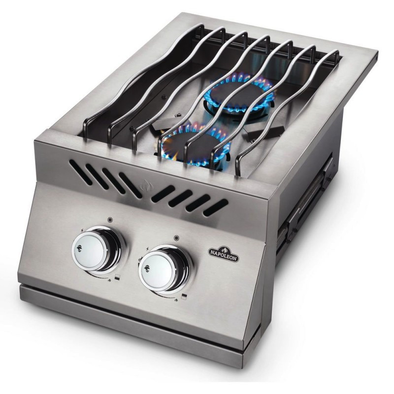Подвійний пальник для вбудовування з кришкою з нержавіючої сталі Napoleon 500 Series BI12RTPSS-CE Код: 011699 Рівне - фото 6