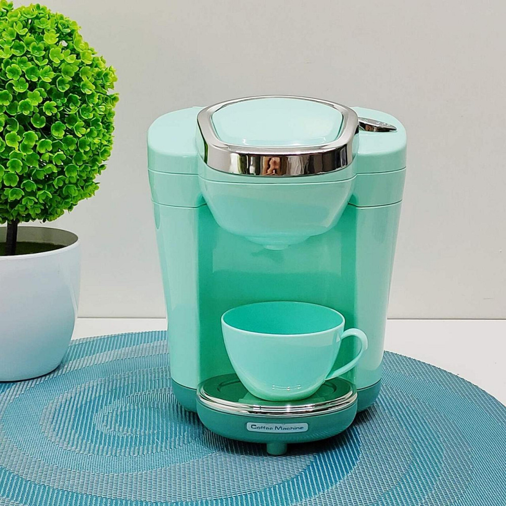 Кавомашина дитяча іграшкова звукові та світлові ефекти Бірюзова (A1008-2) Чернігів - фото 1