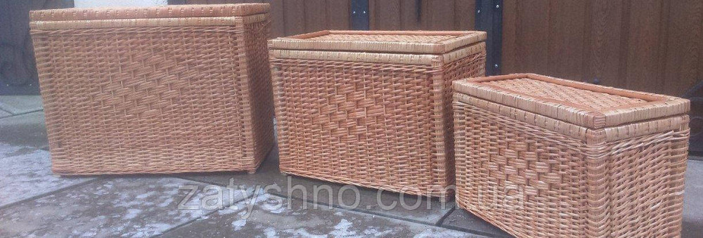 Набір плетених ящиків з лози Київ - фото 5