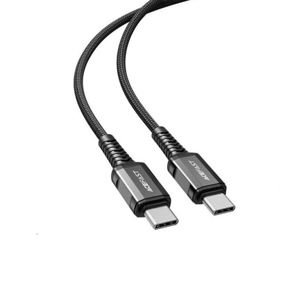 Кабель ACEFAST C1-09 USB-C - USB-C aluminum alloy audio/video transmission full-featured data cable Black Одесса - изображение 2