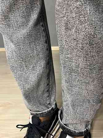 Джинси жіночі V&D 5011 МОМ jeans comfort резинка на талії стрейчеві полегшені світло сірі, світло-сі Одеса