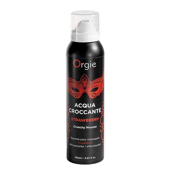 Масажна пінка Orgie – Acqua Croccante Strawberry (150 мл), ефект бульбашок, що лопаються Sex Aura Київ