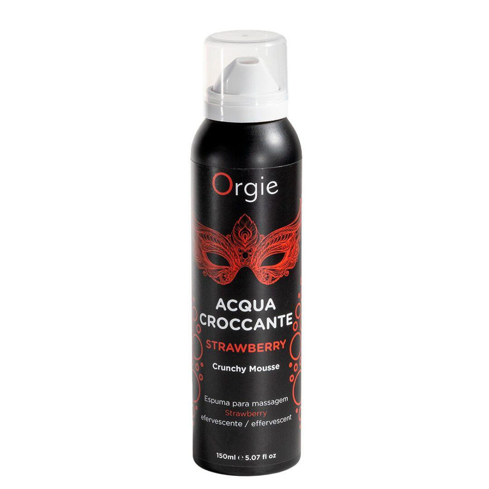 Масажна пінка Orgie – Acqua Croccante Strawberry (150 мл), ефект бульбашок, що лопаються Sex Aura Київ - фото 1