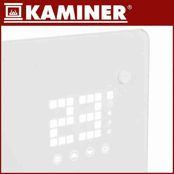 Електричний обігрівач скляний з WiFi управлінням Kaminer (26573) 2500 Вт Нововолинськ