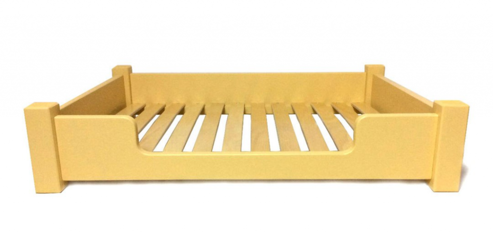 Лежак деревянный для собаки 